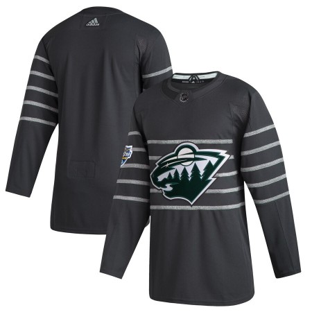 Minnesota Wild Blank Grijs Adidas 2020 NHL All-Star Authentic Shirt - Mannen